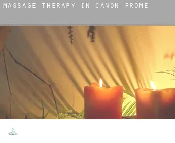 Massage therapy in  Canon Frome